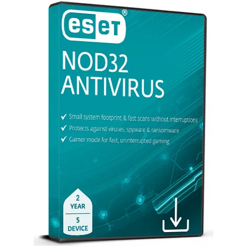 ESET NOD32 Antivirus (2 år / 5 PC)